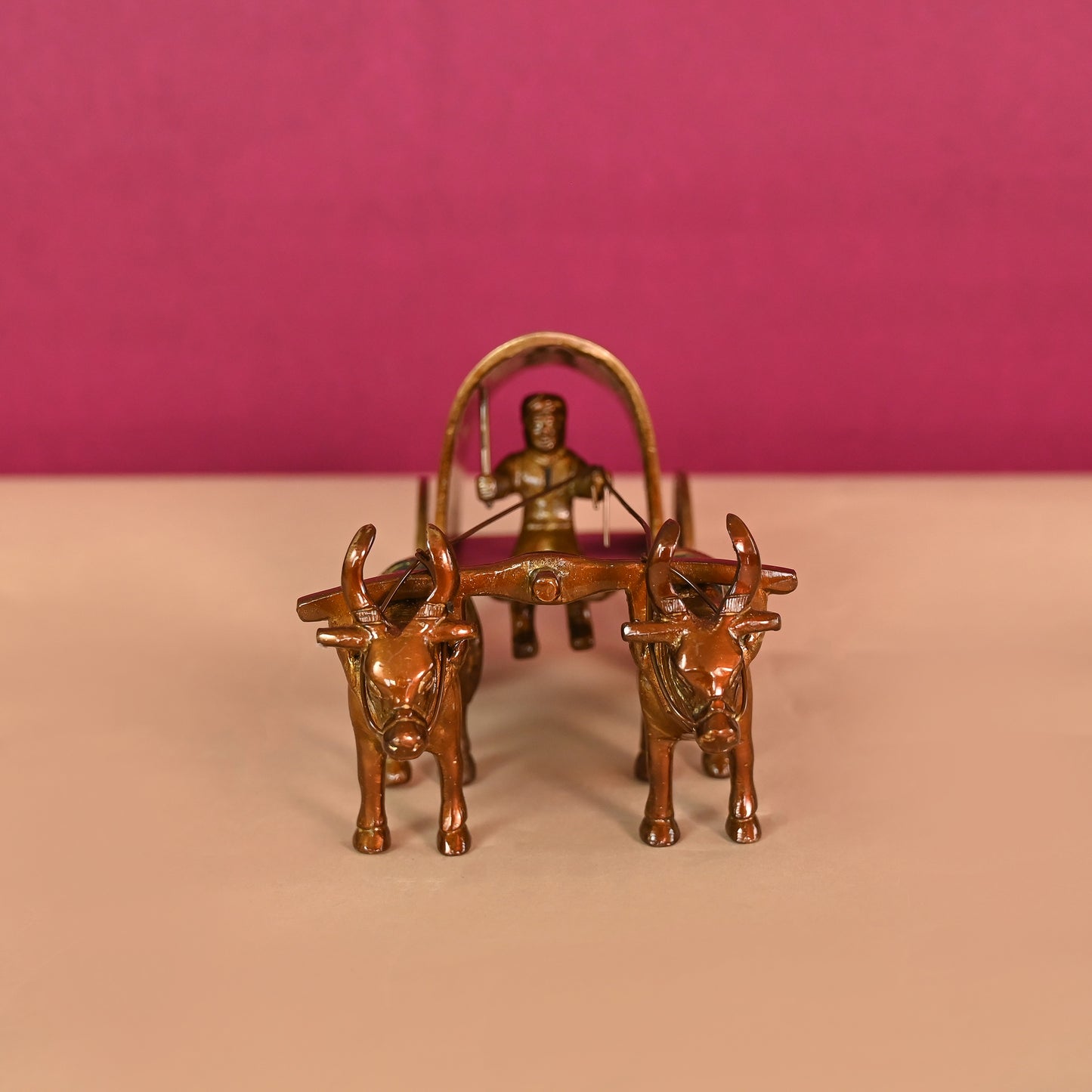 Brass Covered Village Bullock Cart