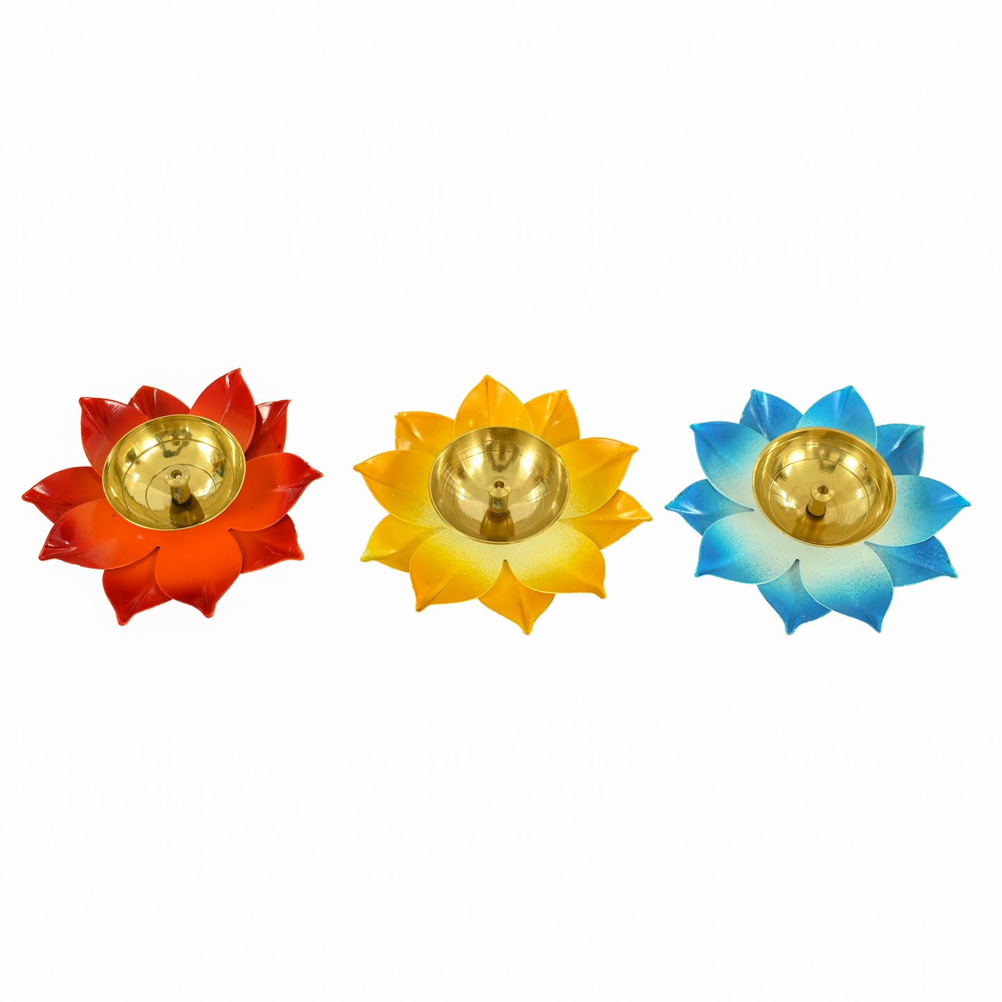 3 Piece of Brass Diya (4.13")
