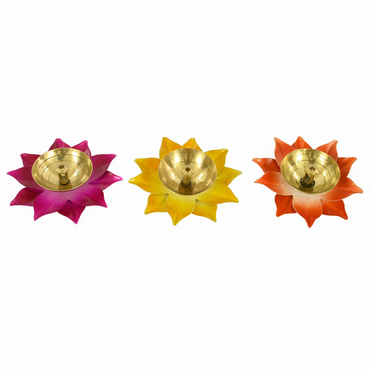 3 Piece of Brass Diya (3.15")