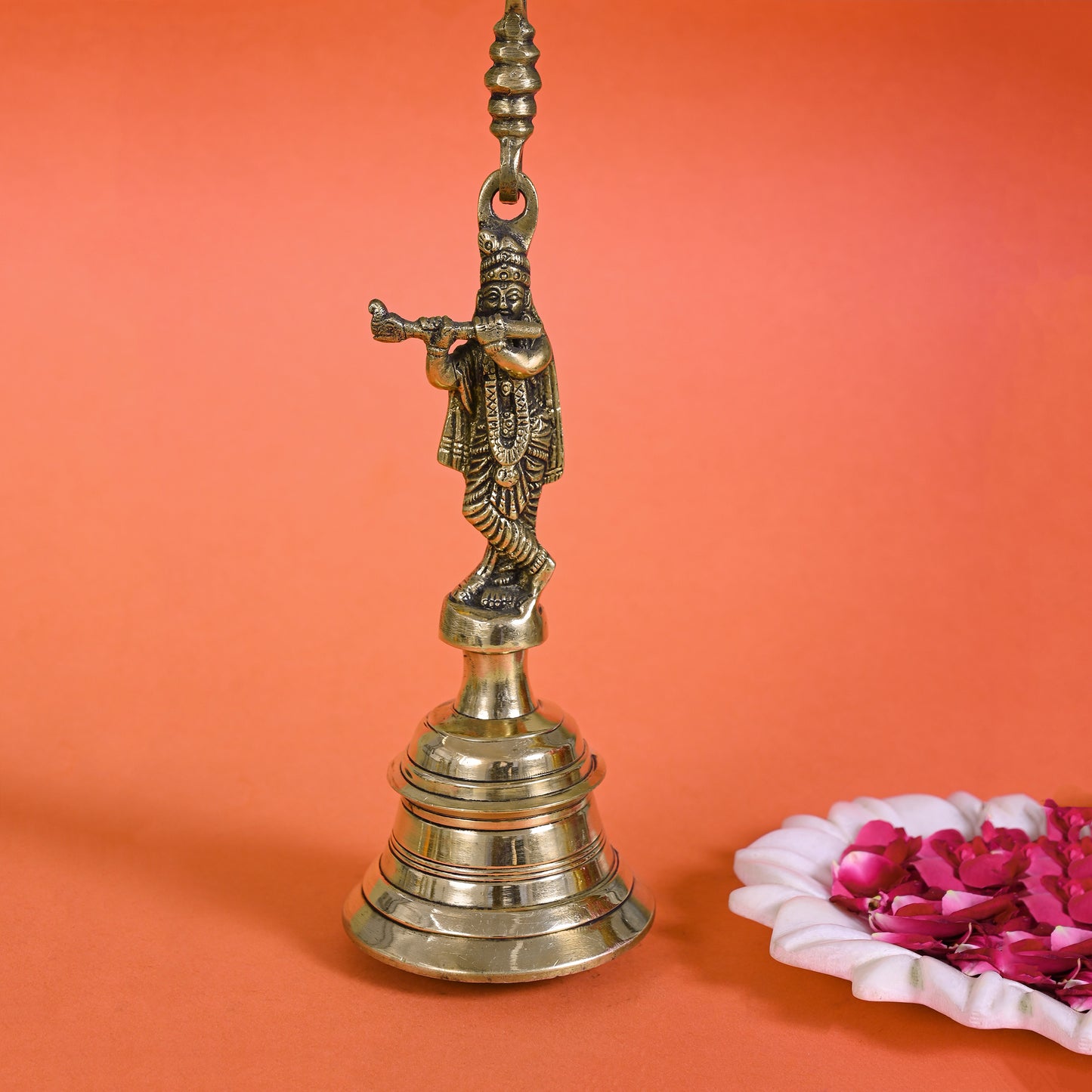 Brass Krishna Bell ( 8" )