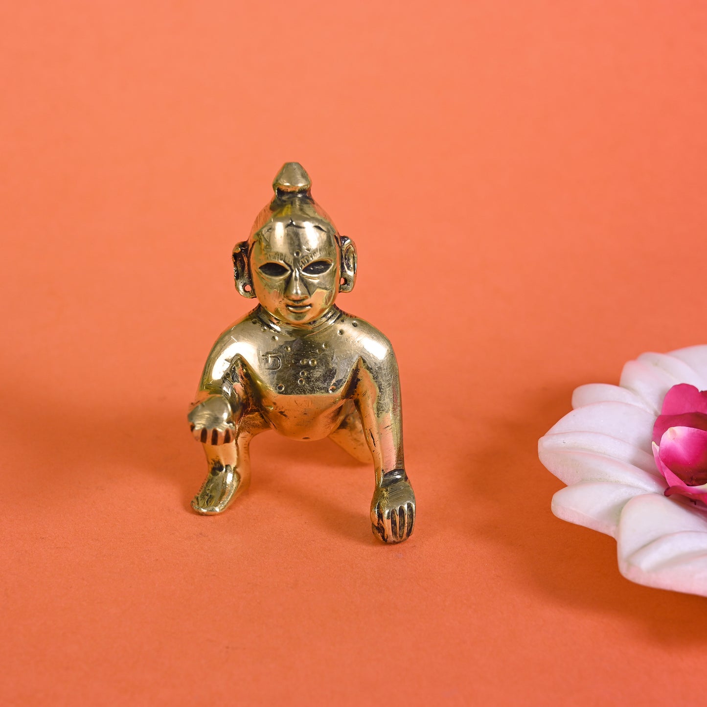 Brass Ladoo Gopal ( 4" )