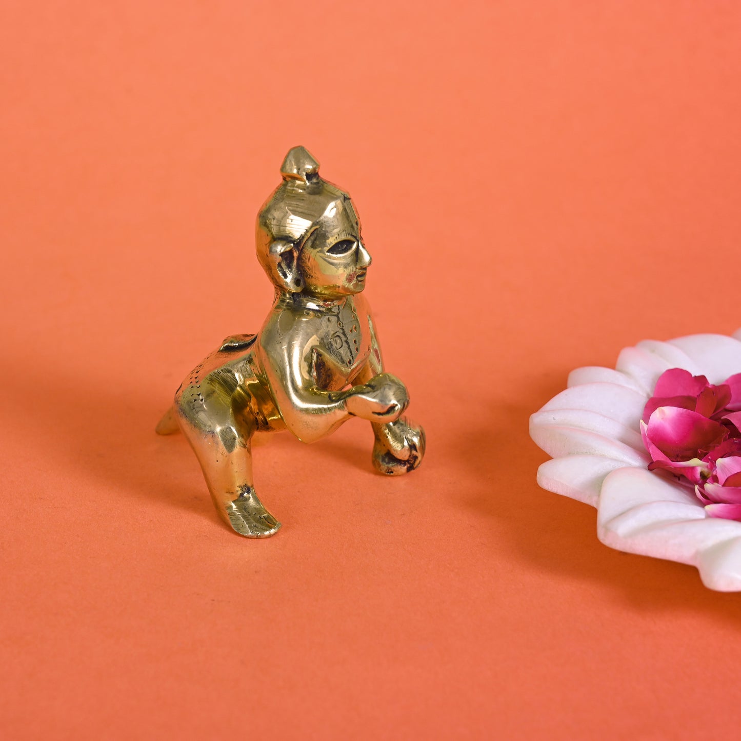 Brass Ladoo Gopal ( 4" )