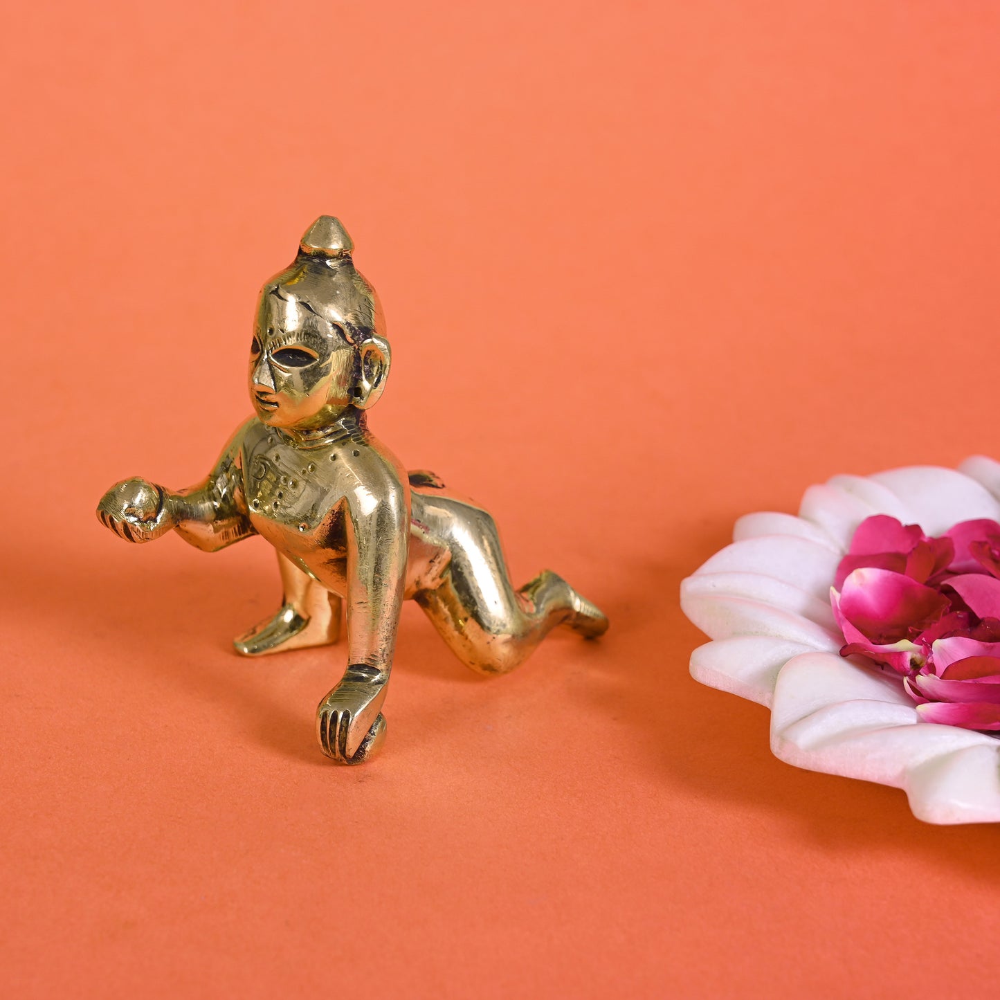 Brass Ladoo Gopal ( 4" )