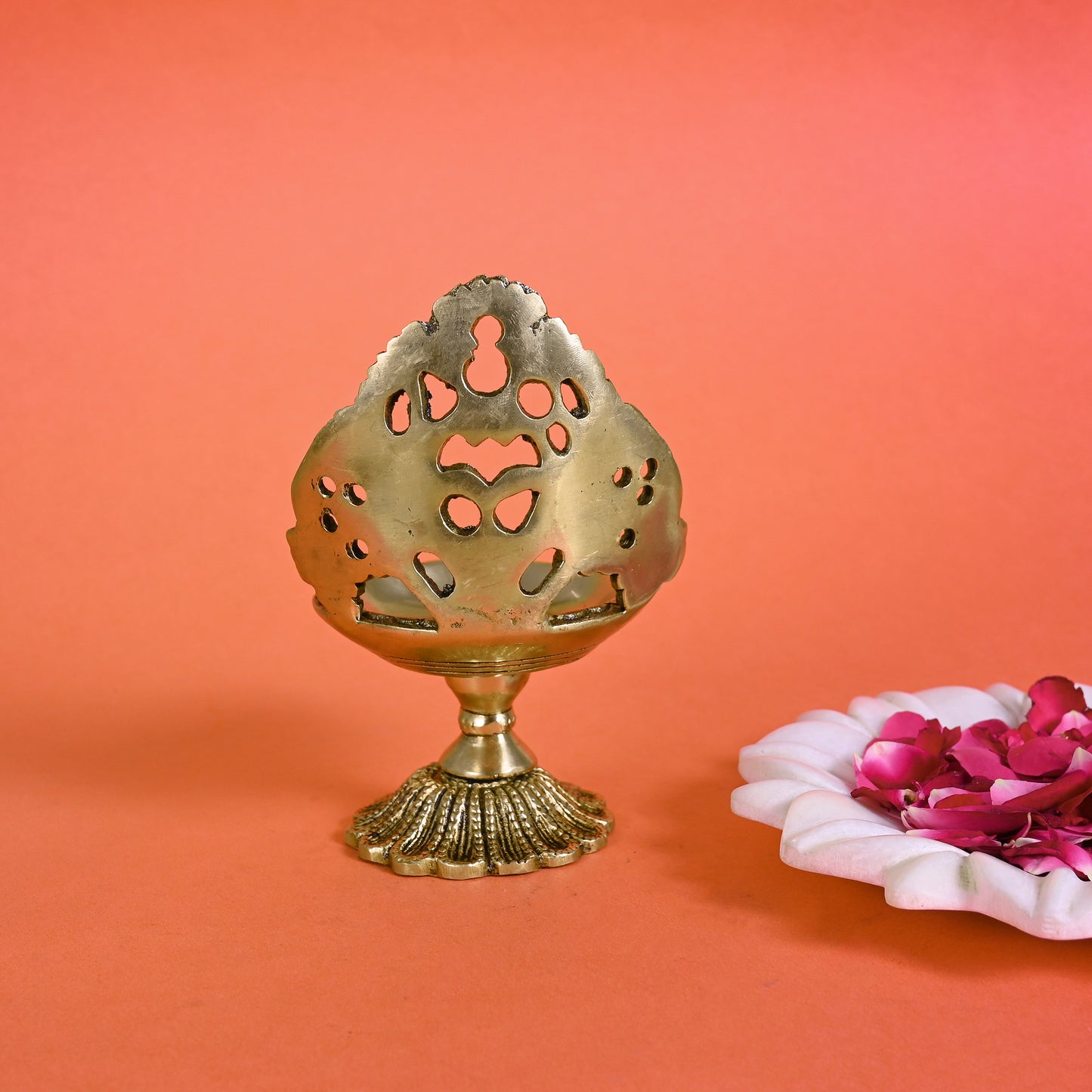 Brass Mukut Diya ( 6" )