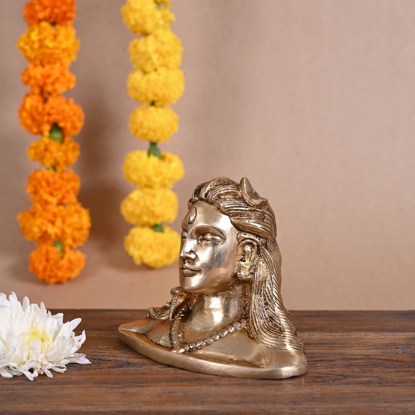 Lord Shiva Brass Statue (3.5")