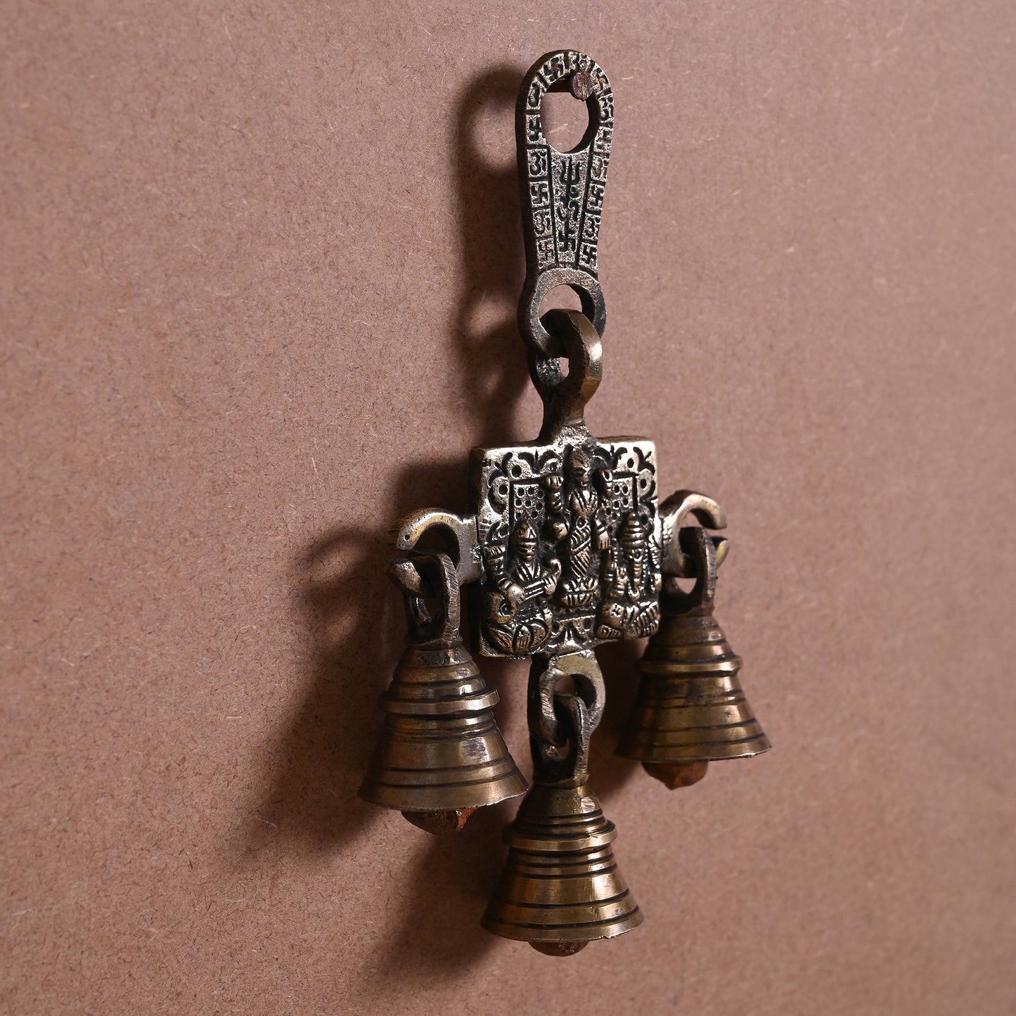 Brass Wall Hanging 'Shubh' ( 7" )