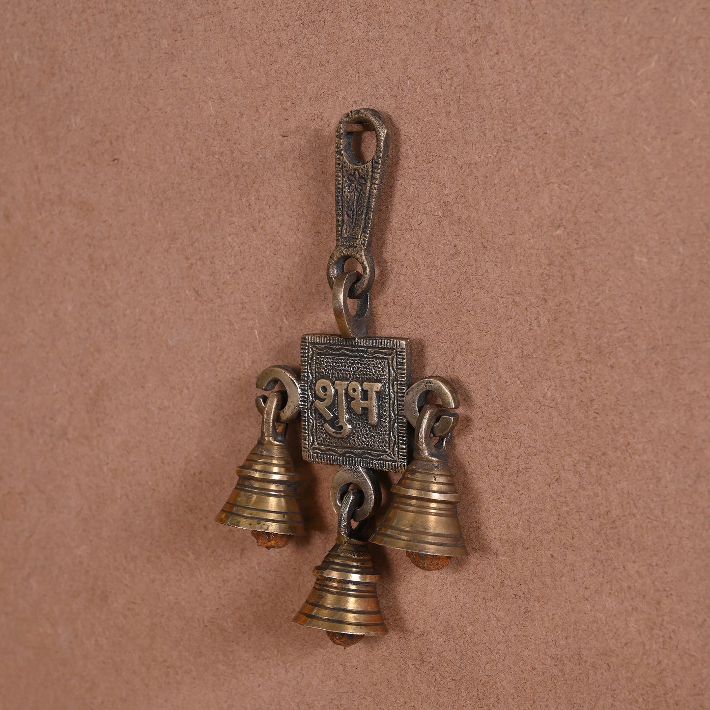 Brass Wall Hanging 'Shubh' ( 7" )