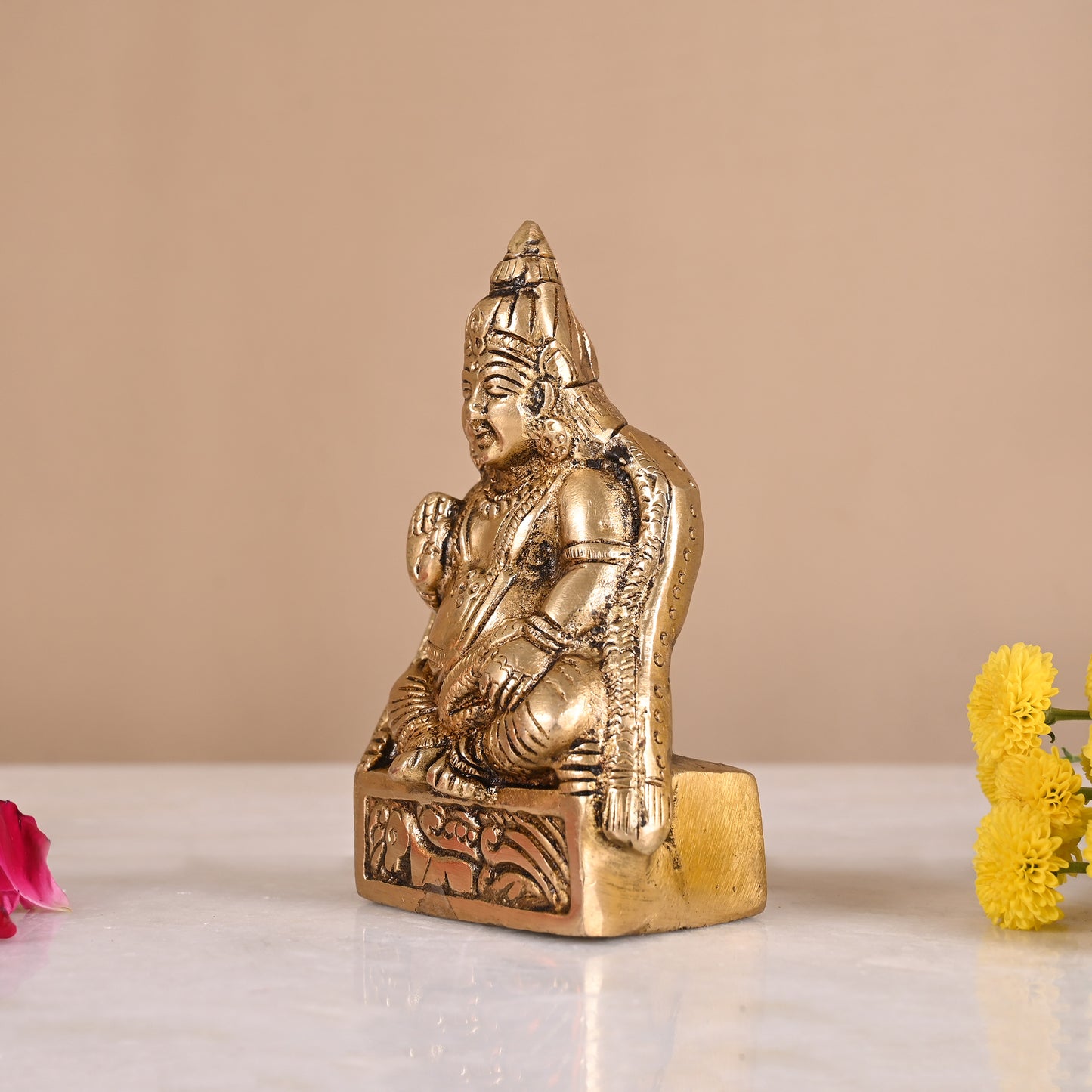 Brass Kuber Murti (4")