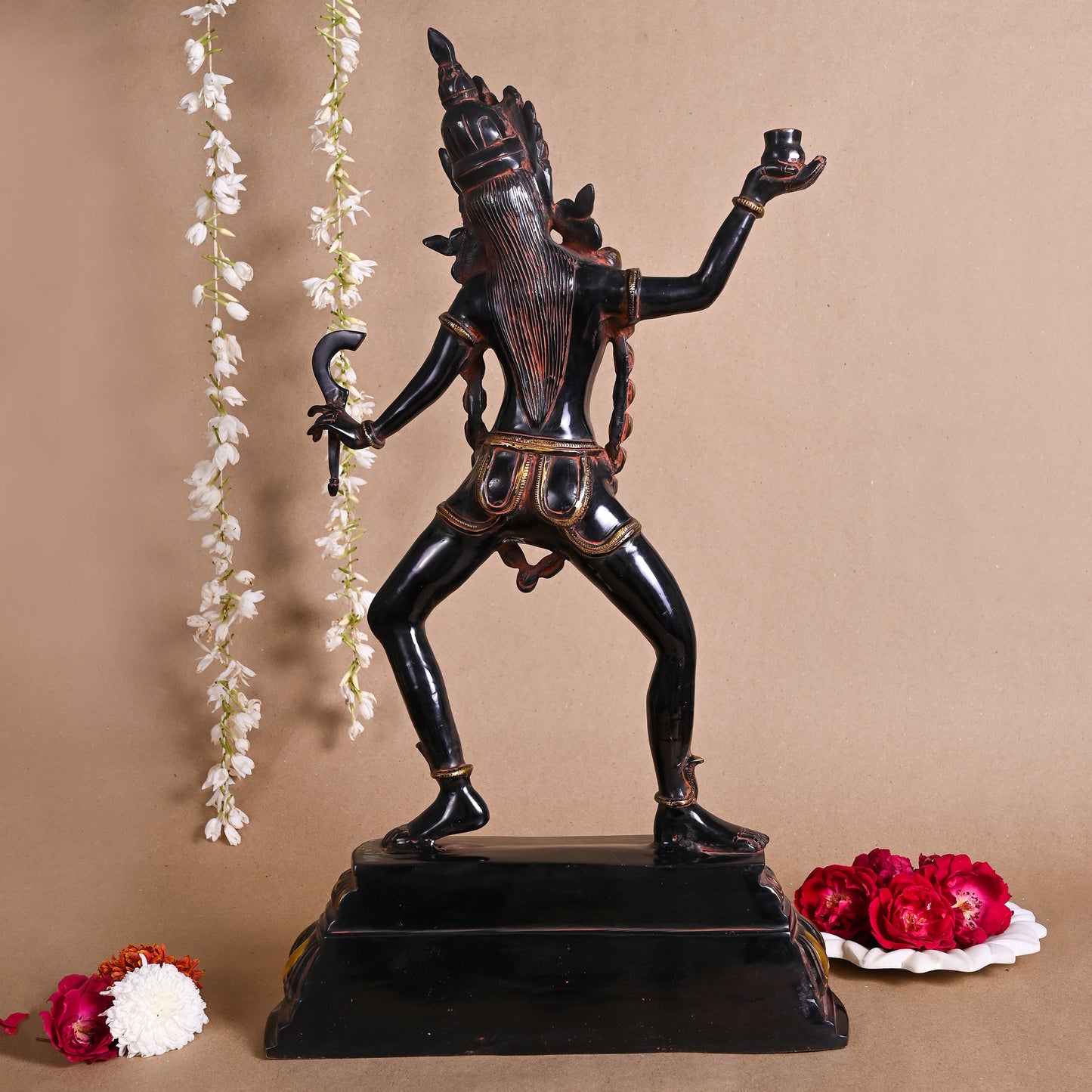 Brass Godess Kali Idol (22.5")