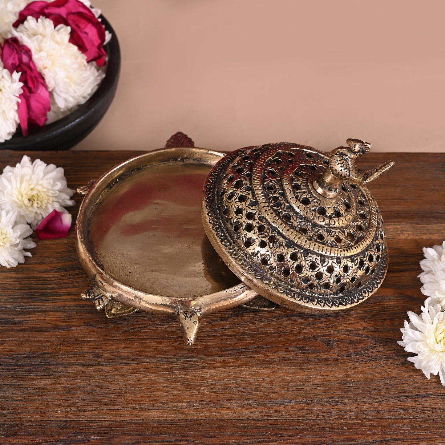 Brass Dhoopdani ( 6" )