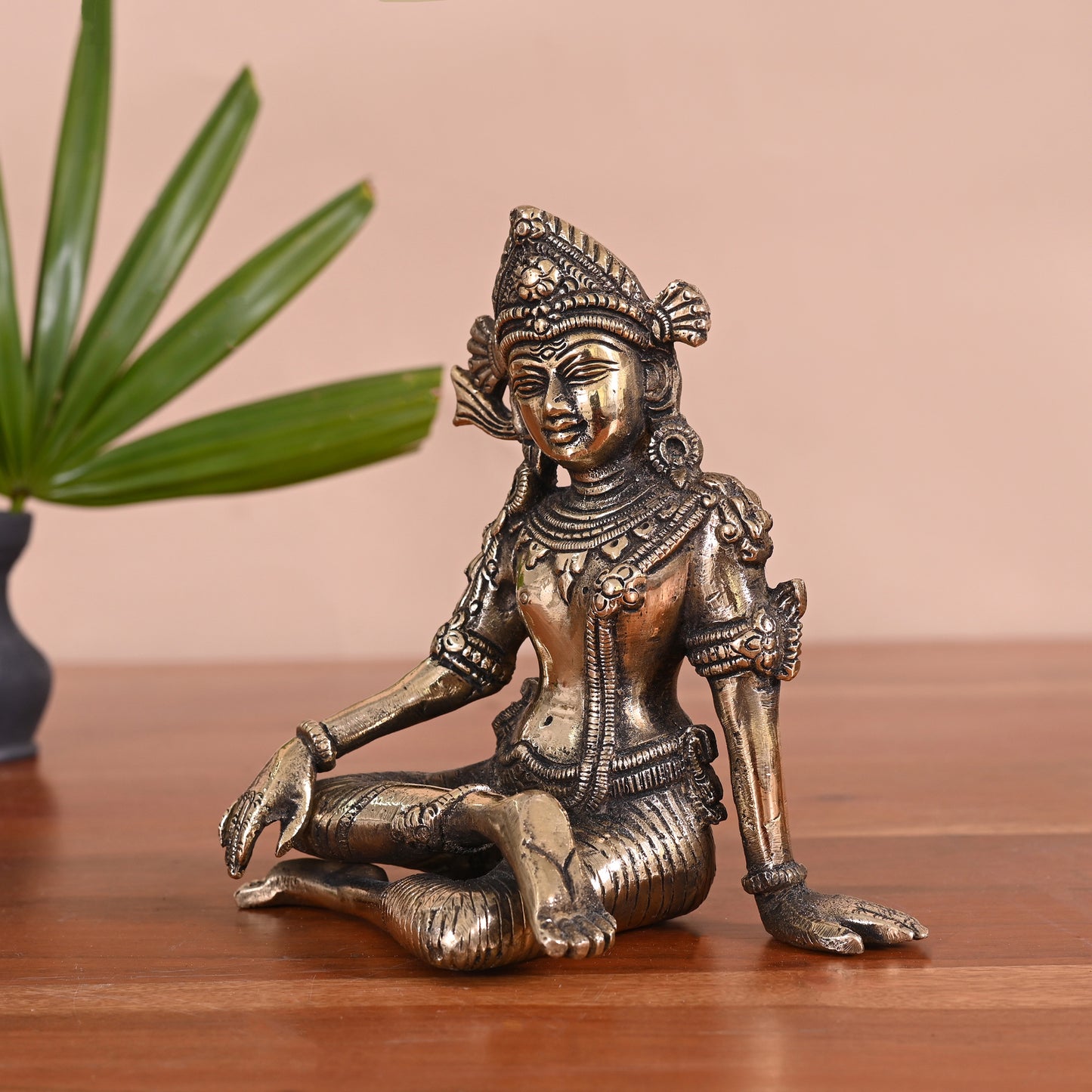 Brass Indra Dev ( 6" )