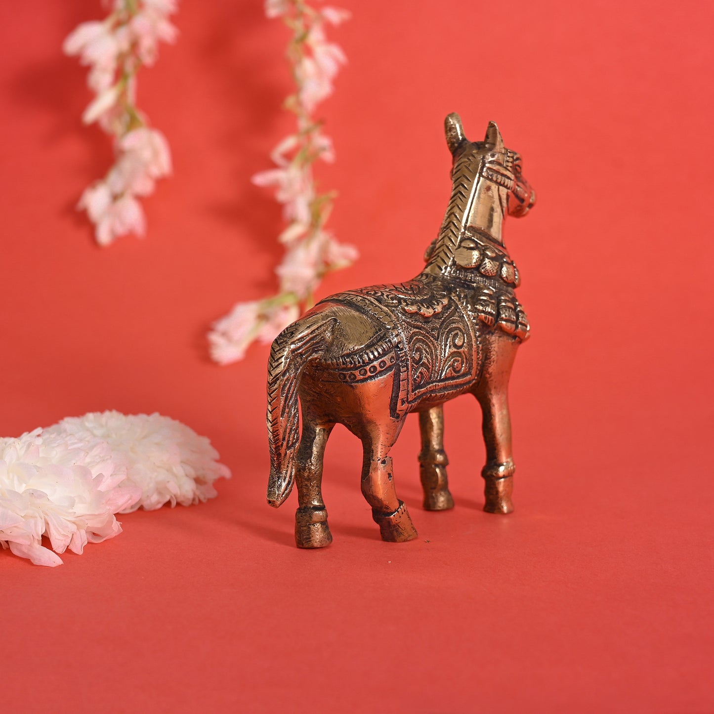 Brass Mini Decorative Horse ( 4" )