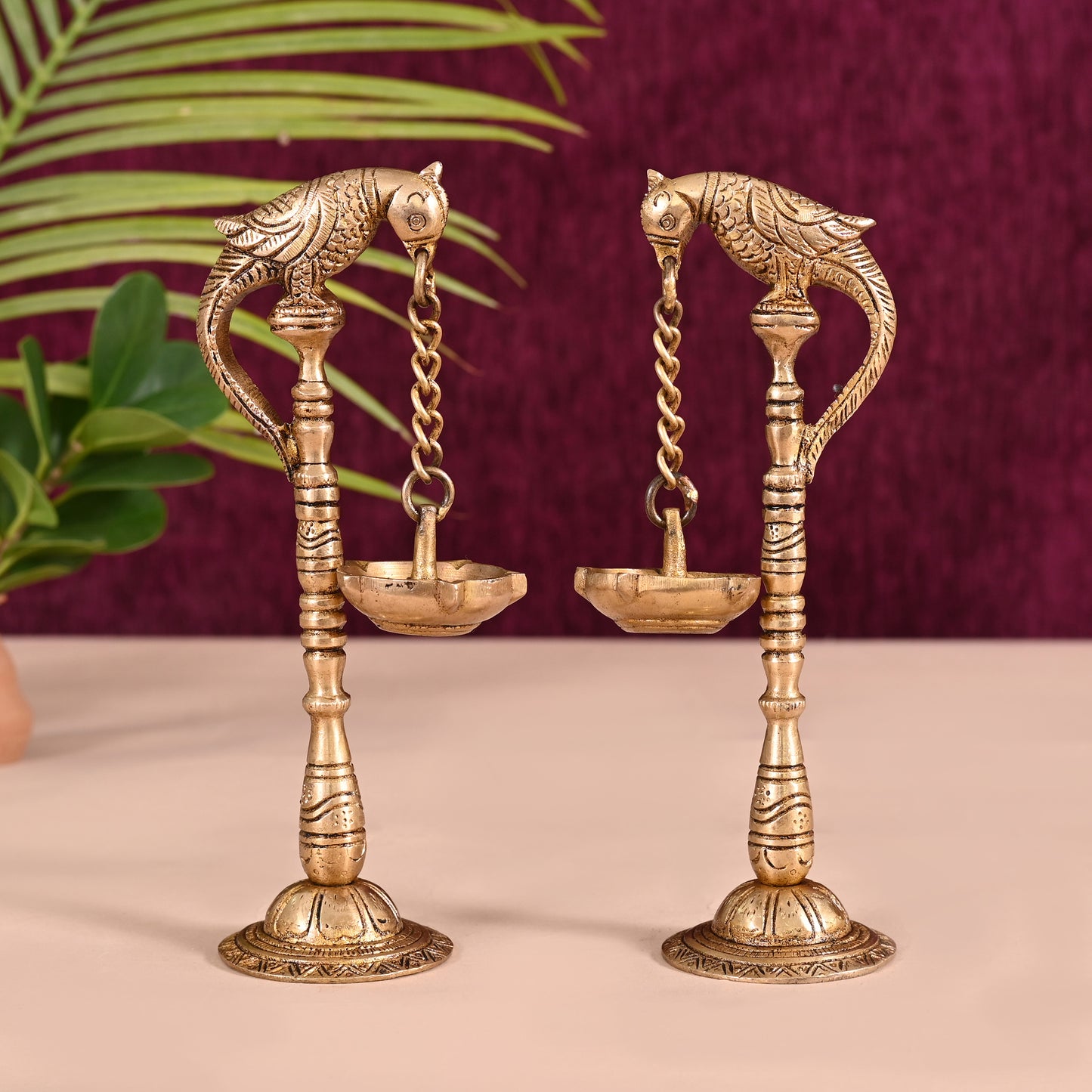 Braas Parrot Hanging Diyas S/2 (7.5")