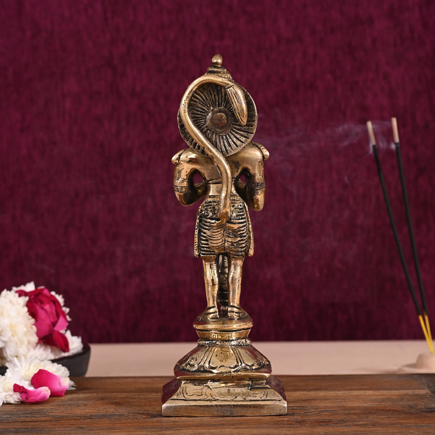 Brass Hanuman Statue ( 8.5" )