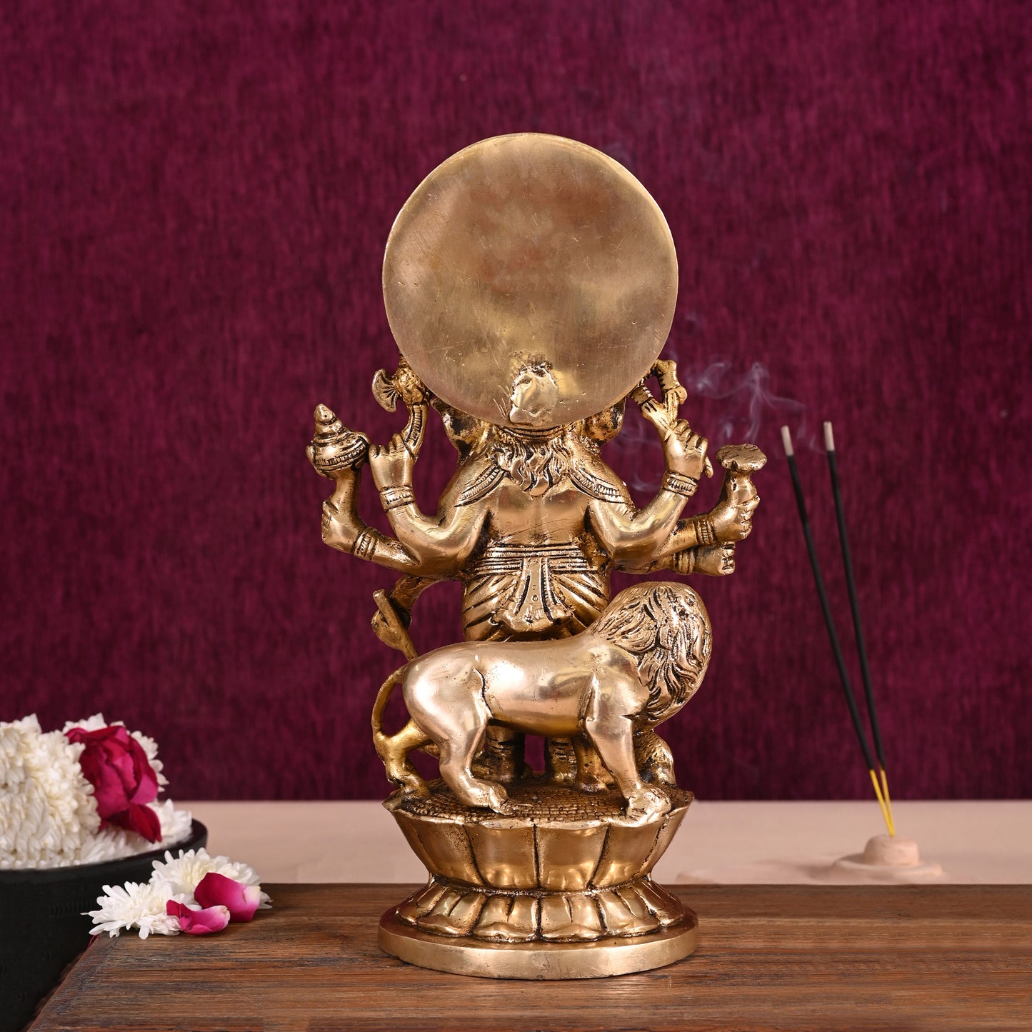 Brass Ganesh Idol Big Size (11.5")