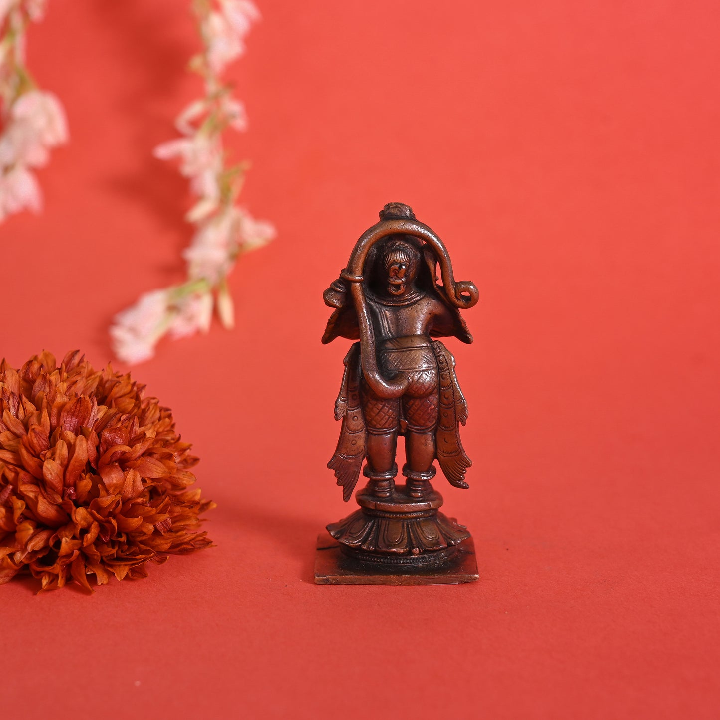 Copper Standing Hanuman (3" )
