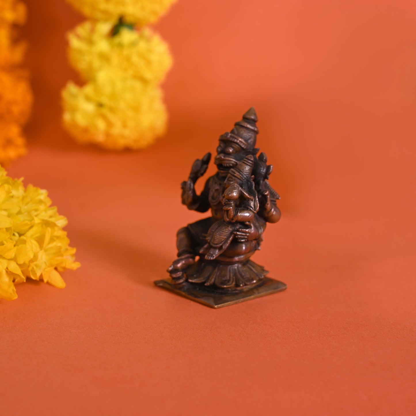 Copper Lakshmi Narayan (3" )