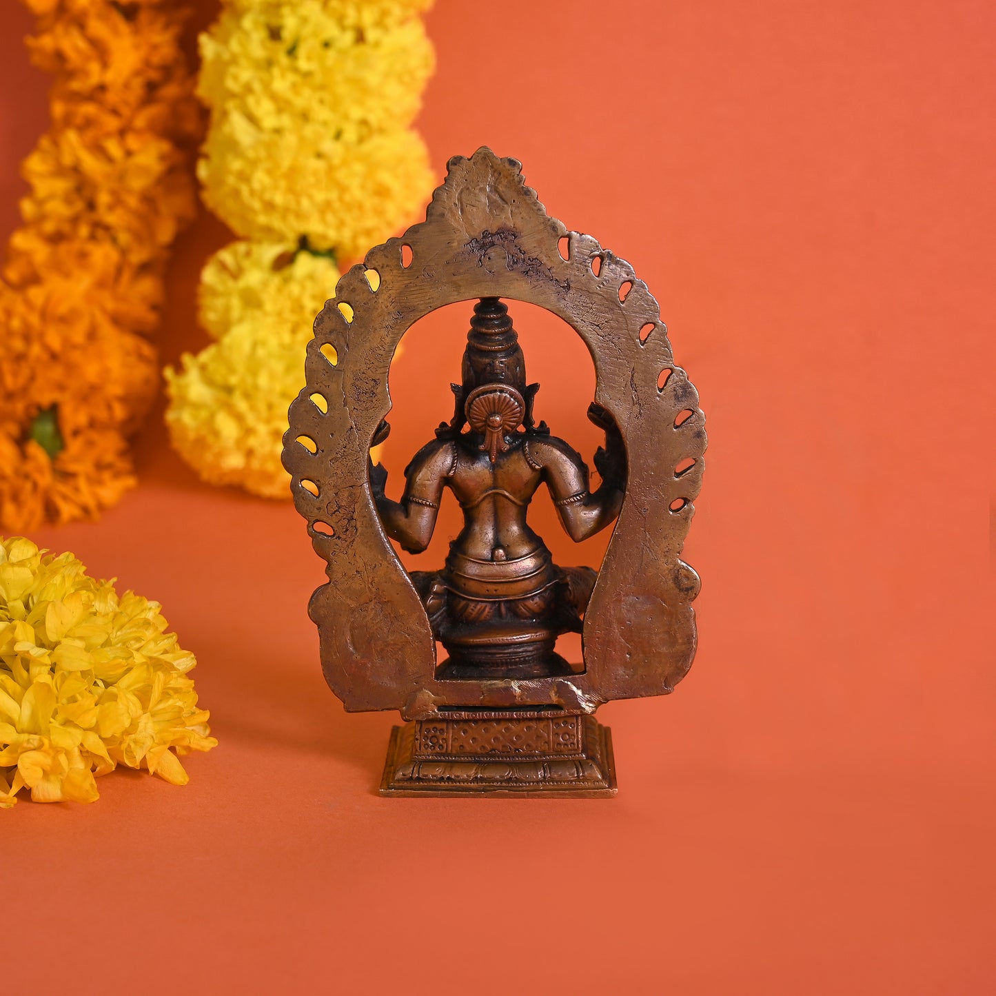 Copper Brass Lakshmi Idol ( 5.5" )