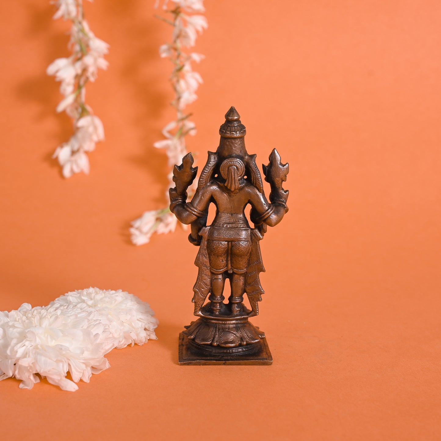 Copper Standing Vishnu (5" )