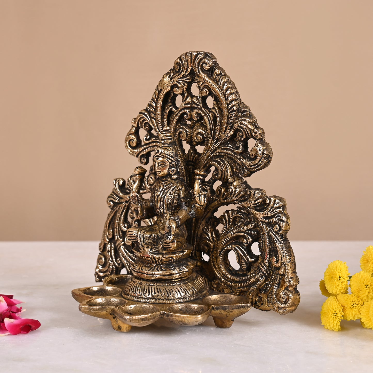 Brass Decorative Diya (6" )