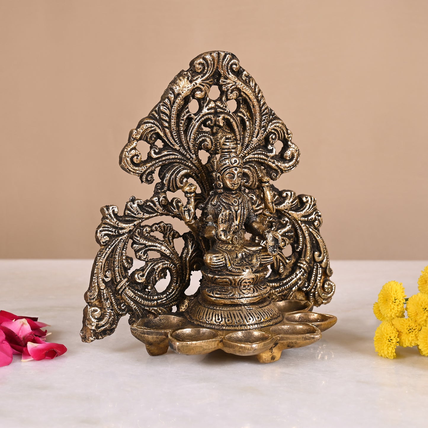 Brass Decorative Diya (6" )