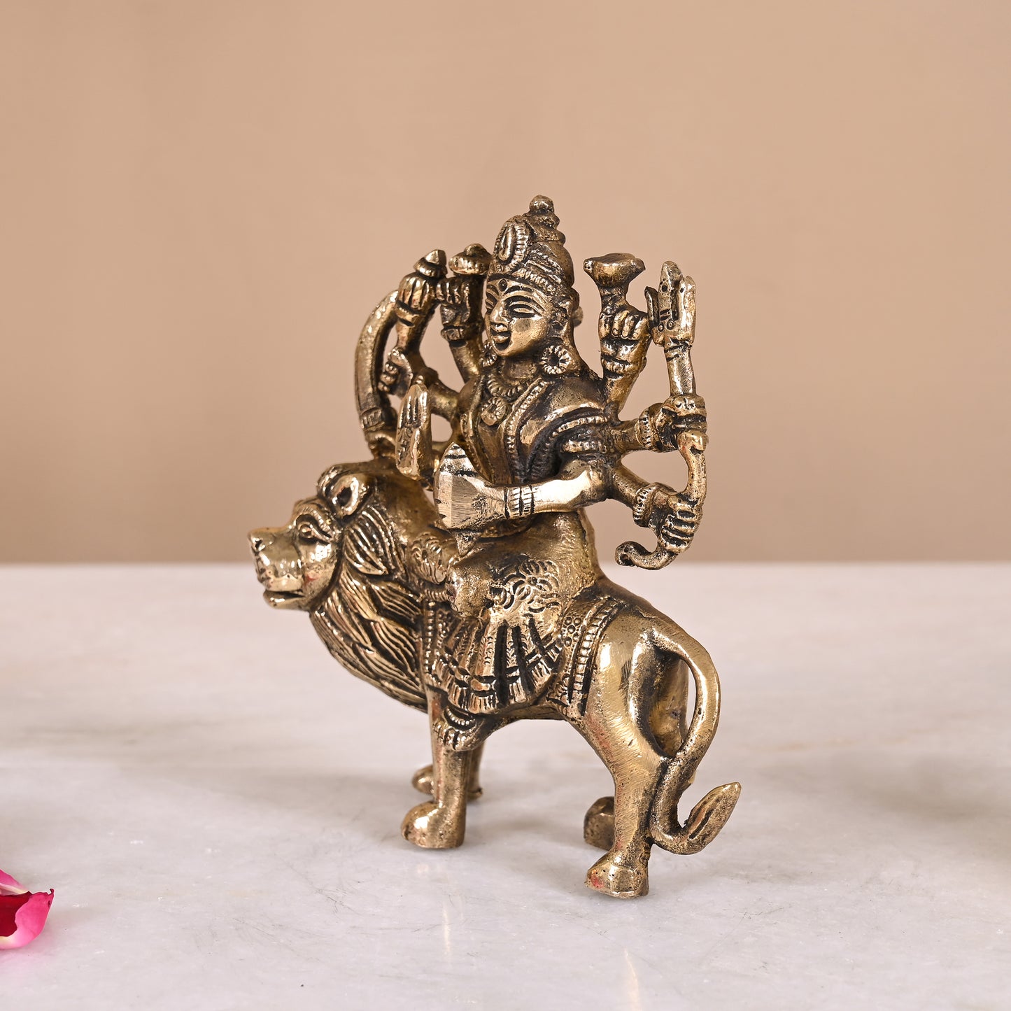 Brass Durga Idol (5" )