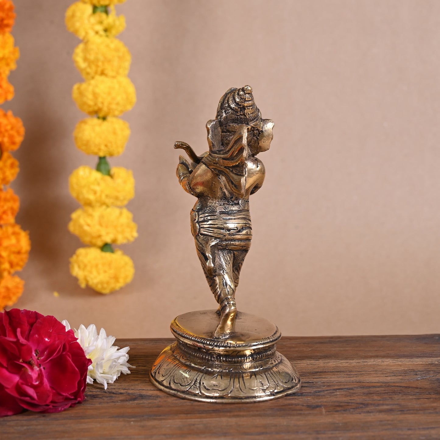 Brass Ganesh Statue (14.5")