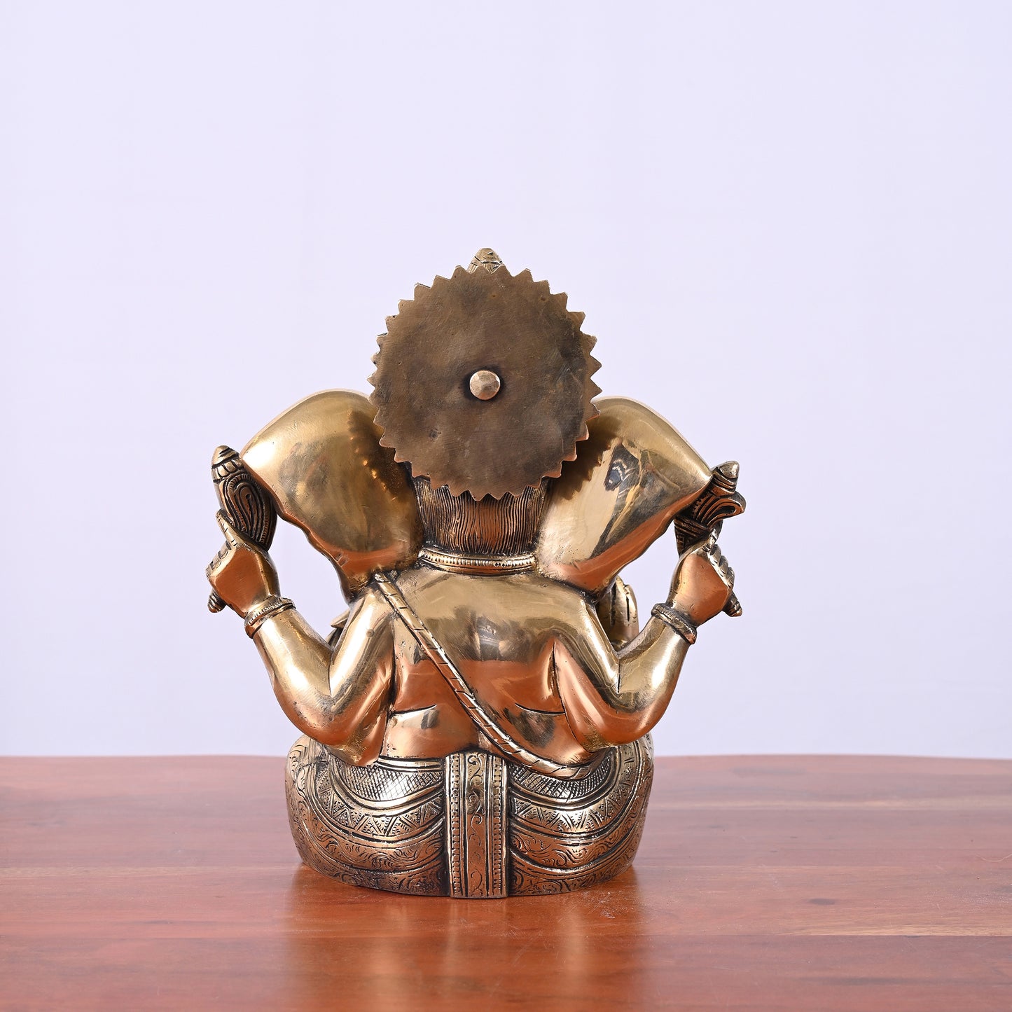 Brass Antique Ganesh Murti (10")