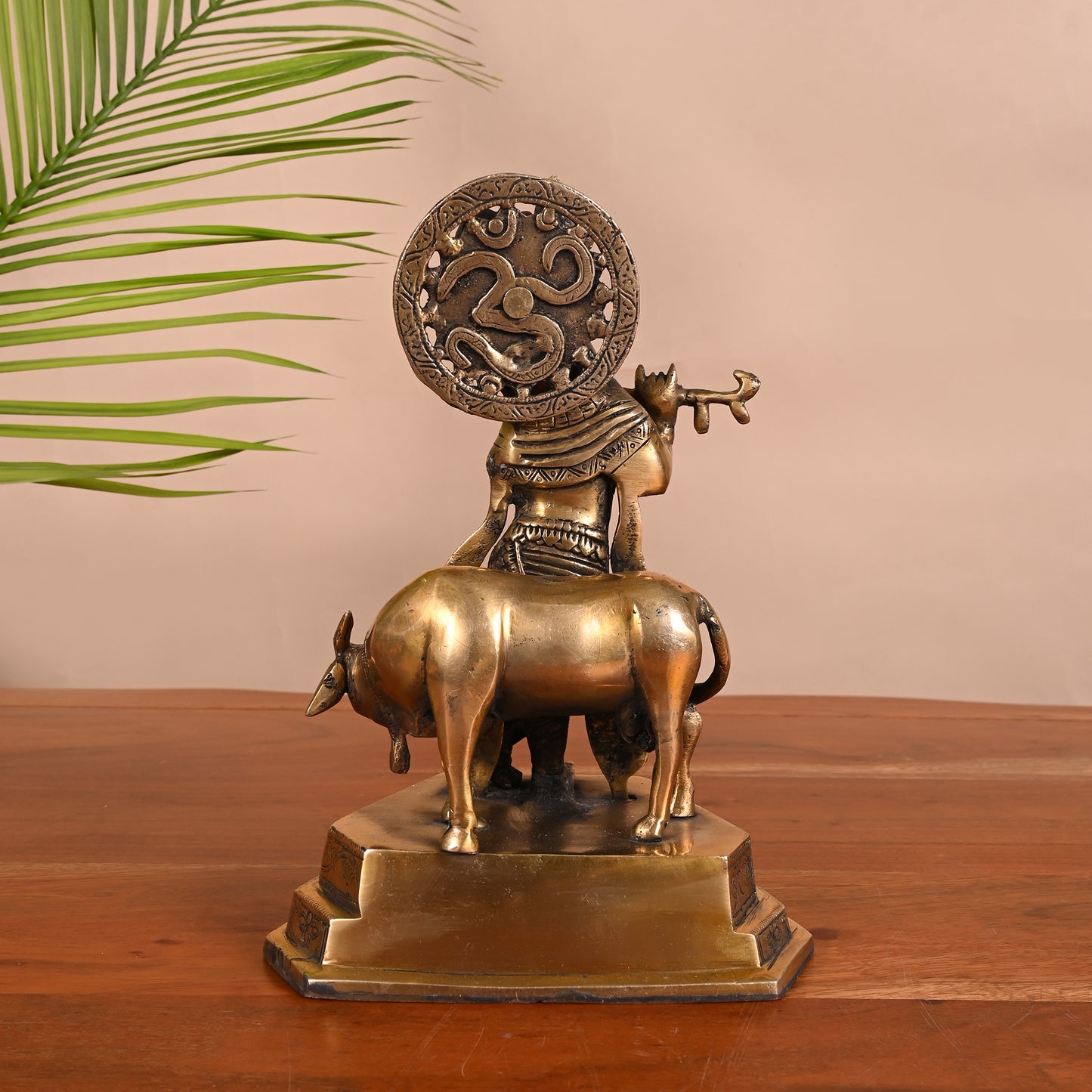 Brass Shree Krishna Murti (10")