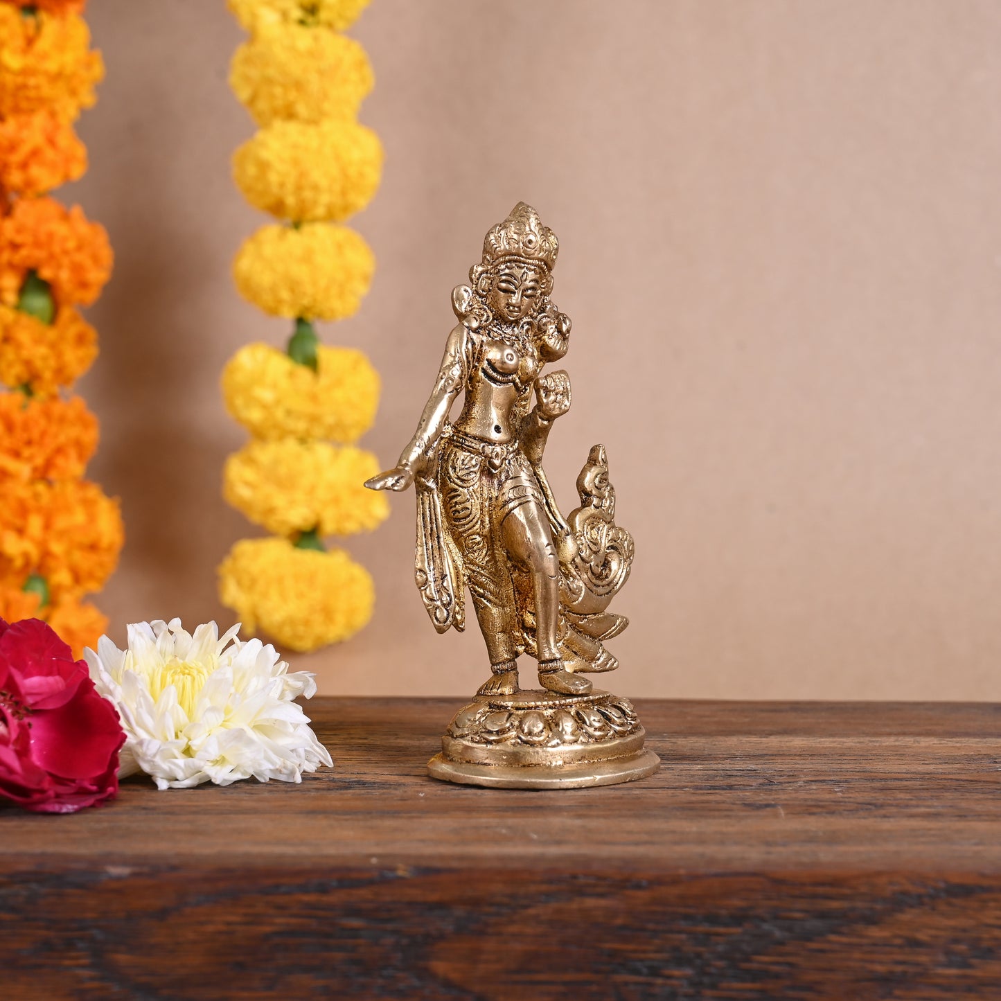 Brass Lakshmi Devi Idols (1")