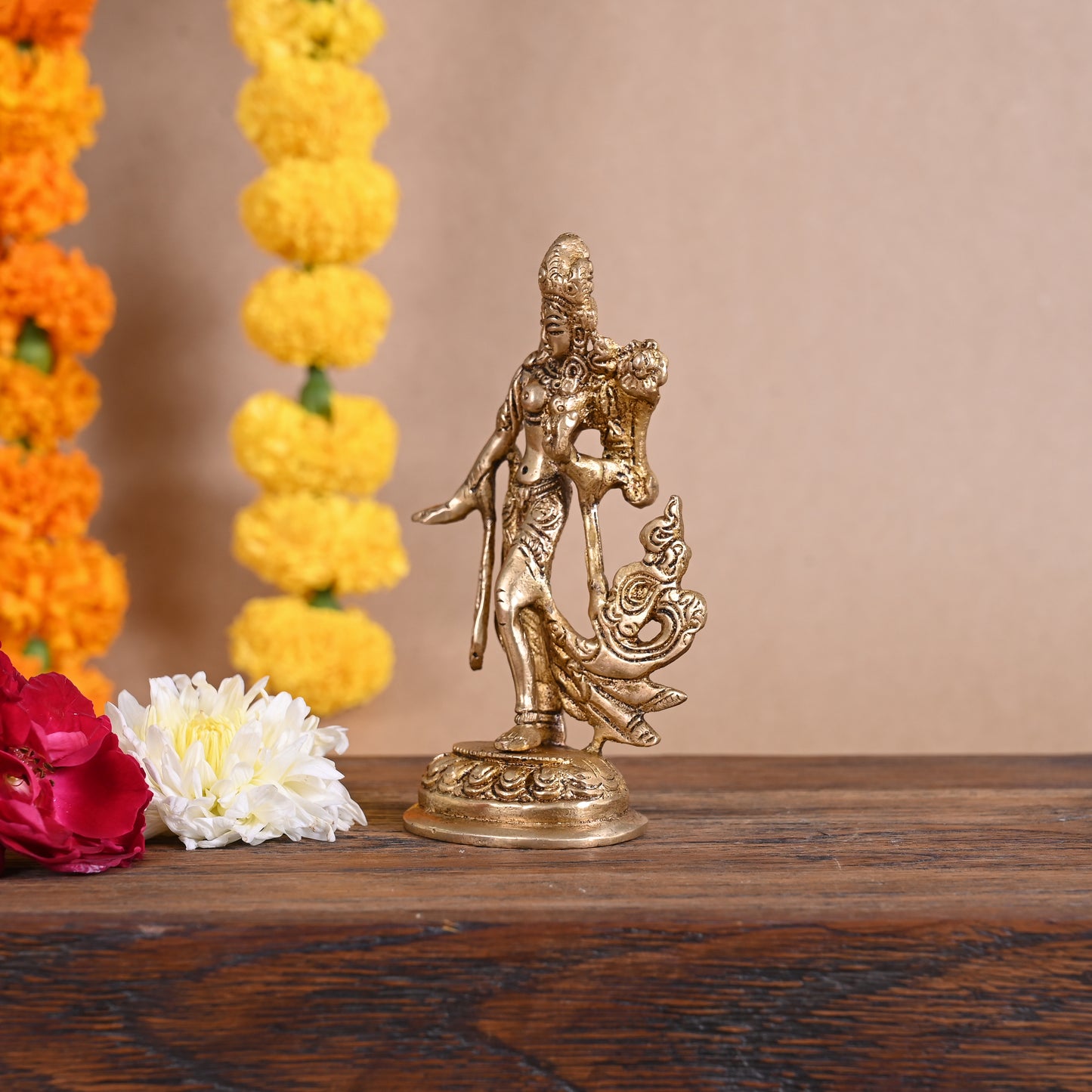 Brass Lakshmi Devi Idols (1")