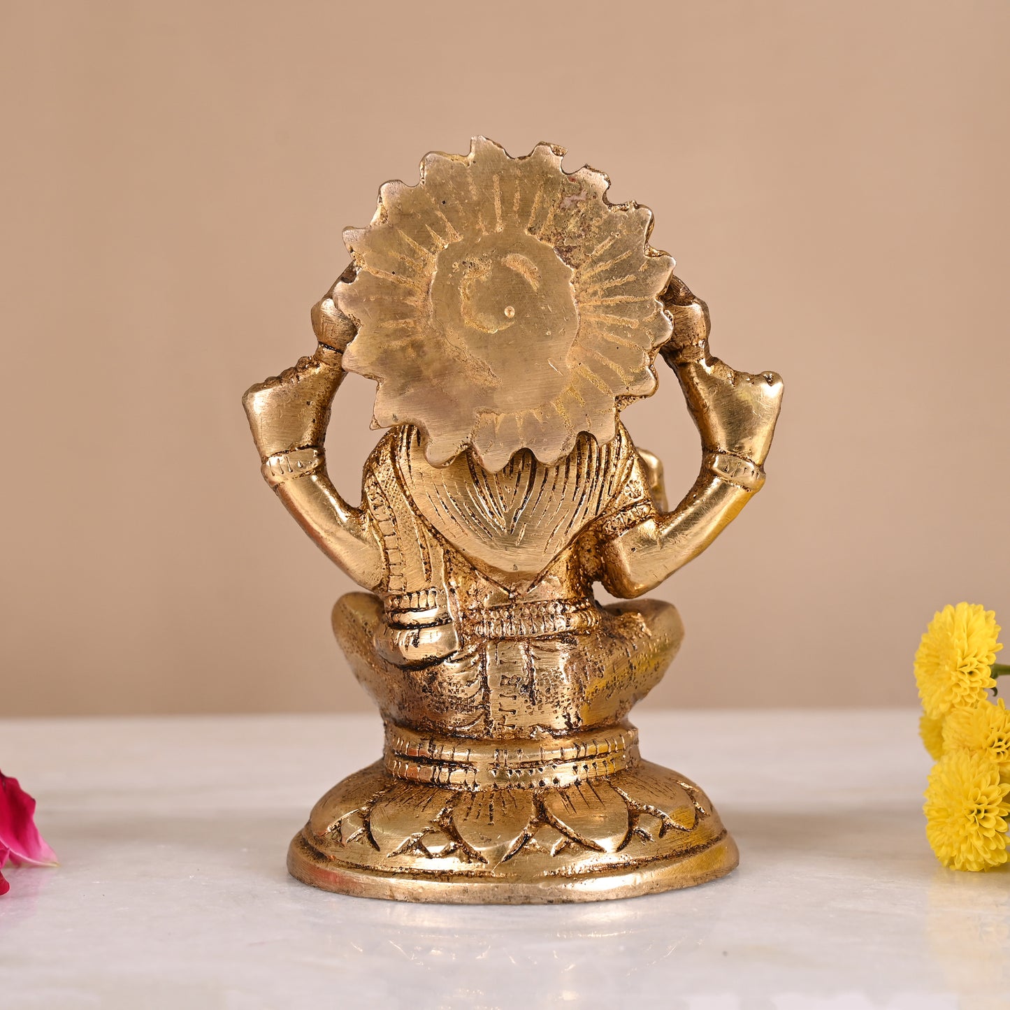 Brass Ashta Lakshmi Idol (4")