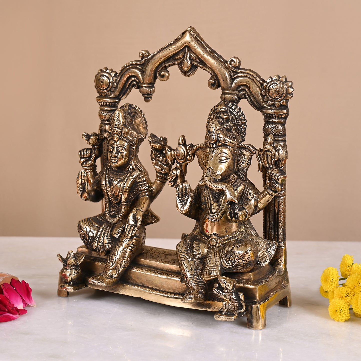 Lakshmi ganesh idol (9")