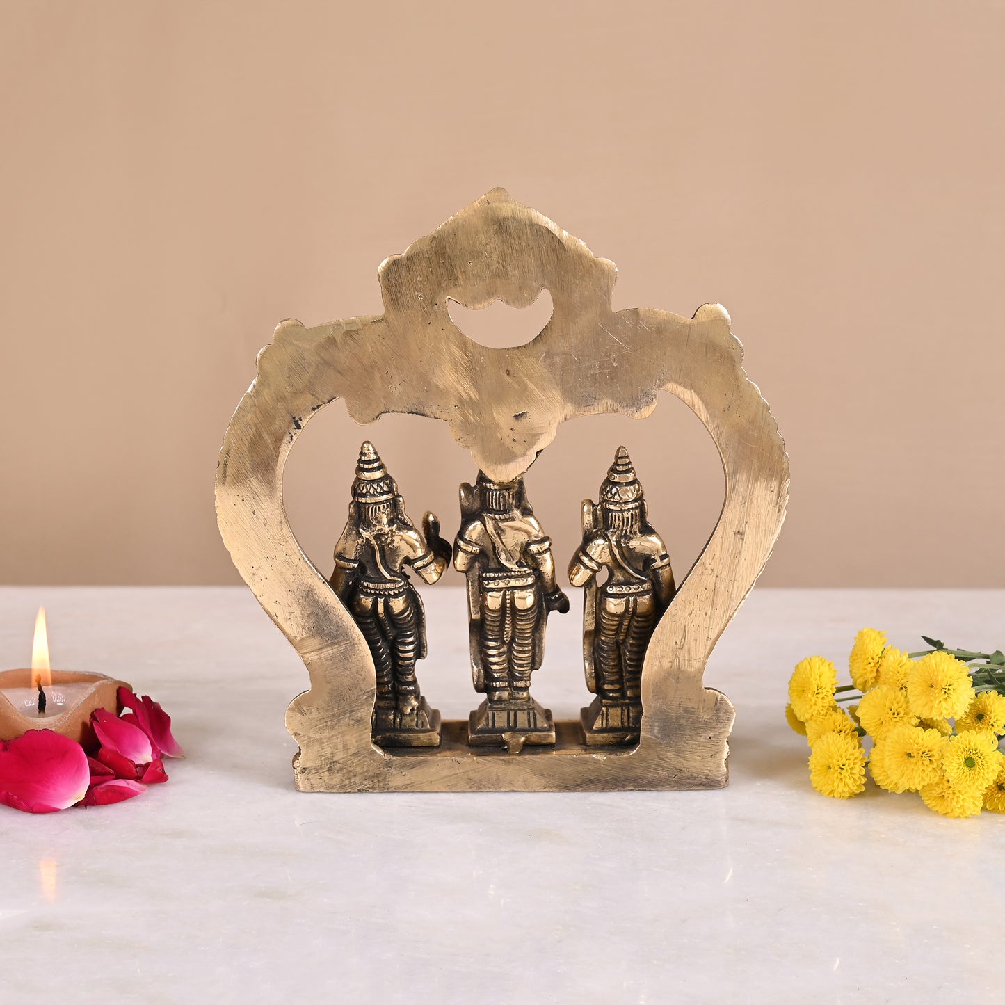 Brass Ram Darbar ( 6.5" )