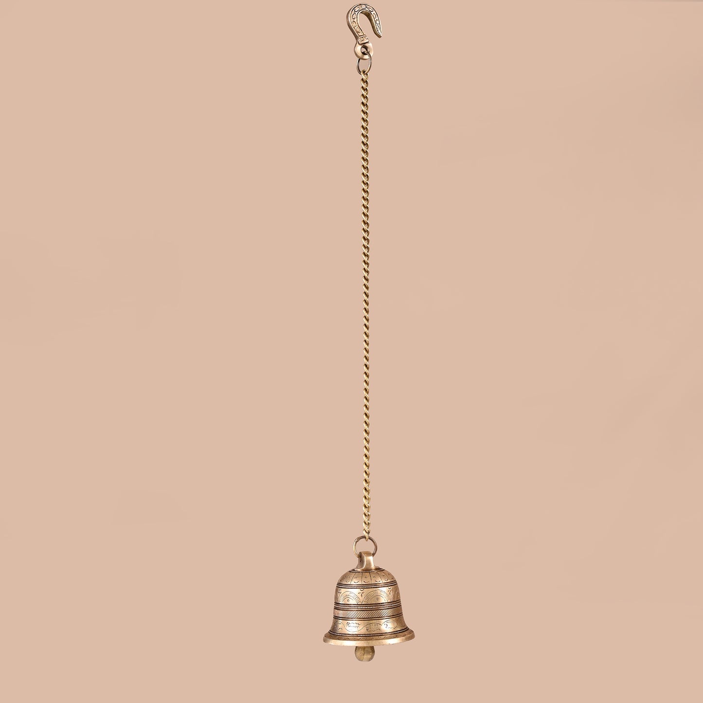 Brass Hanging Pooja Bell ( 7" )
