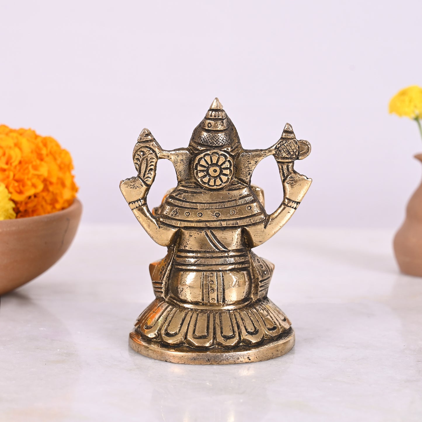 Brass Ganesh ( 3.5" )