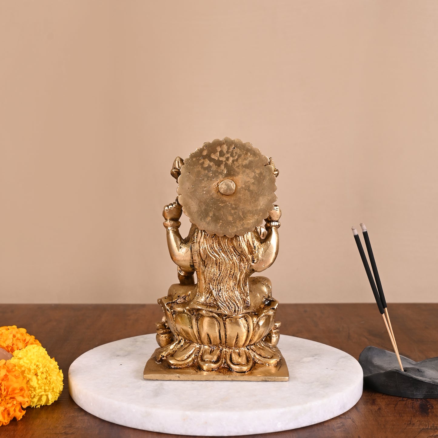 BRASS ASTHA LAKSHMI IDOL (6")