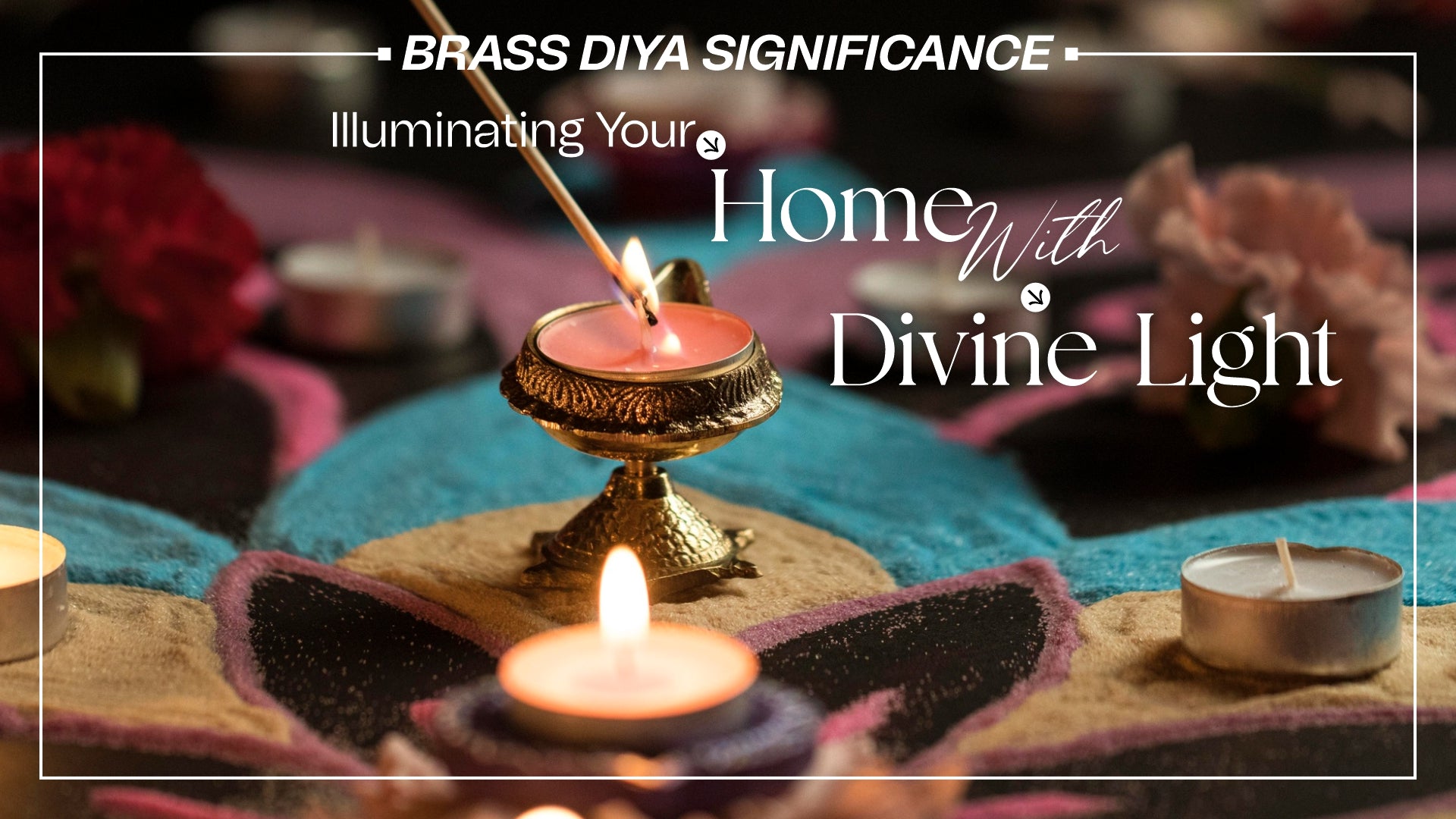 Brass Diya Illuminating Your Home with Divine Light Suyogah
