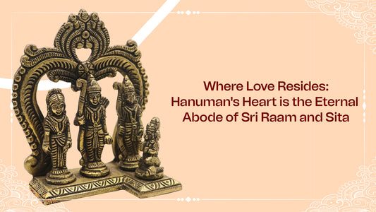Where Love Resides: Hanuman's Heart is the Eternal Abode of Sri Rama and Sita