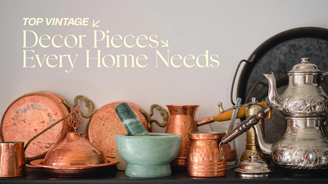 brass vintage decor