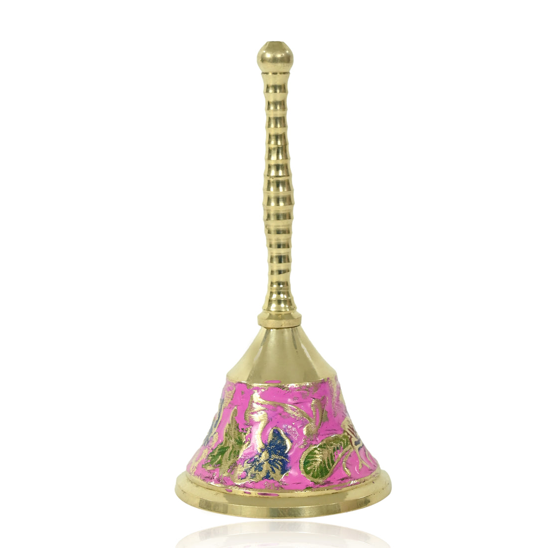 Brass Pink & Golden  Hand Bell (2.36")