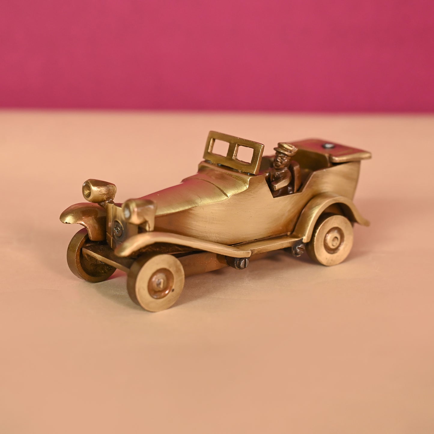 Brass Roofless Vintage Motor Car Showpiece