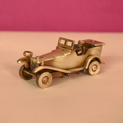 Brass Roofless Vintage Motor Car Showpiece