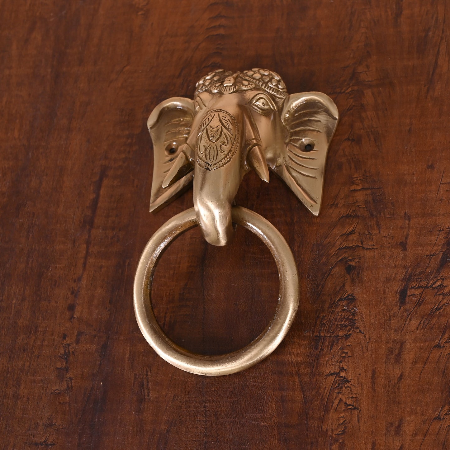 Brass Tuskar Ganesha Door Knocker