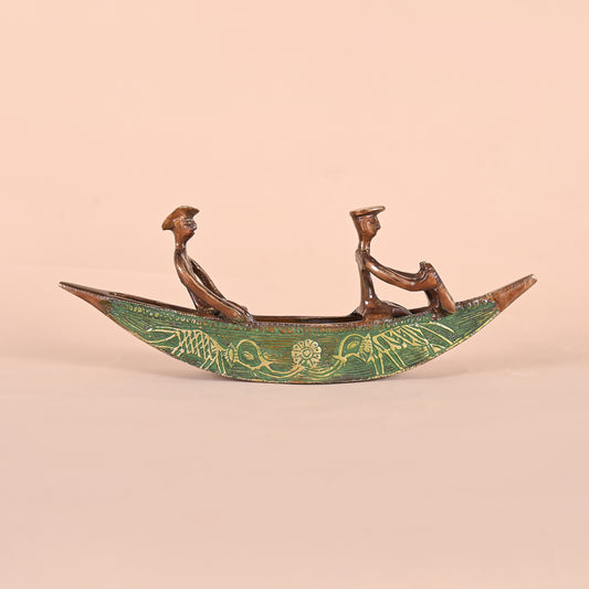 Brass Long Kerala Boat Showpiece