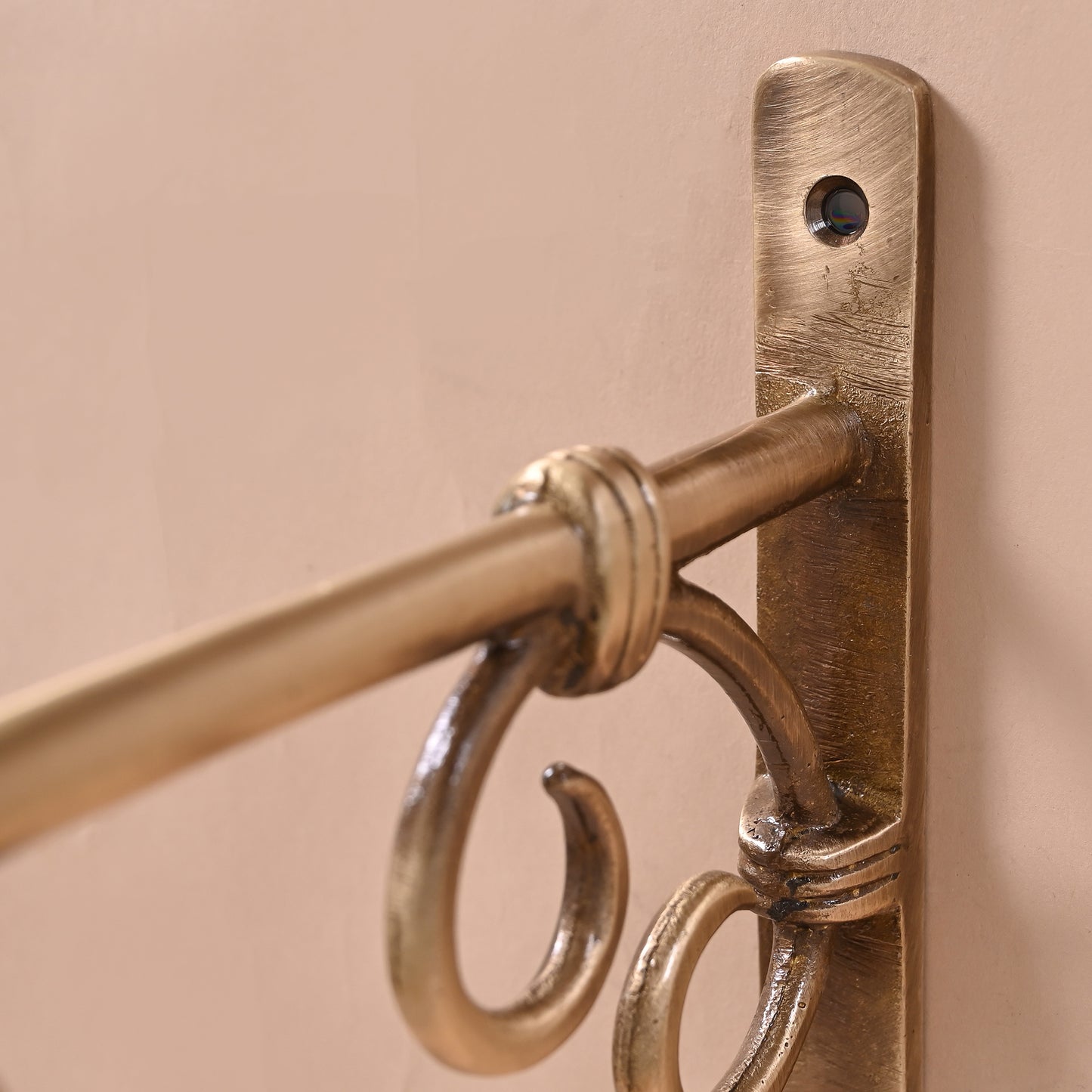 Brass Wall Lantern Diya Hanger 7"