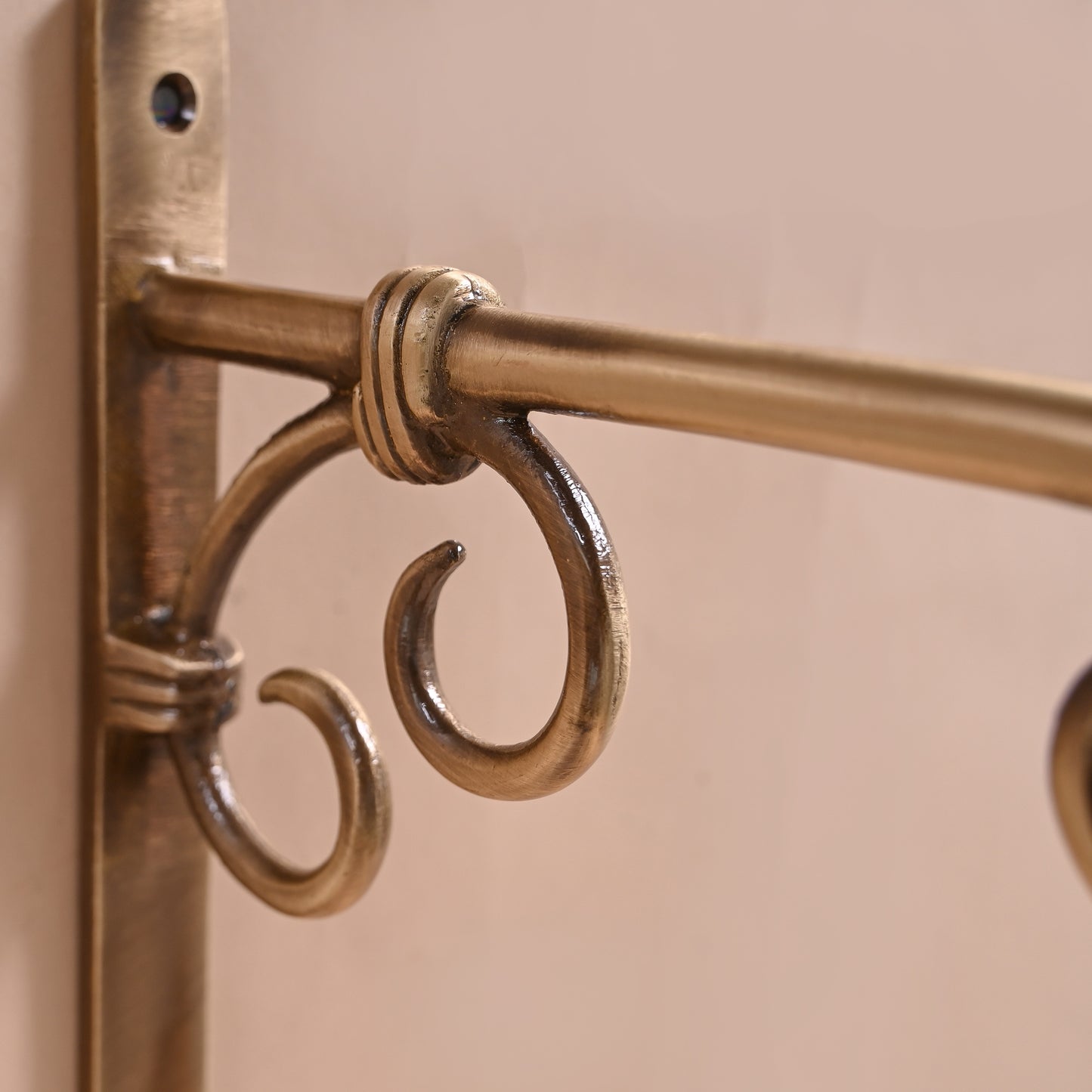 Brass Wall Lantern Diya Hanger 7"