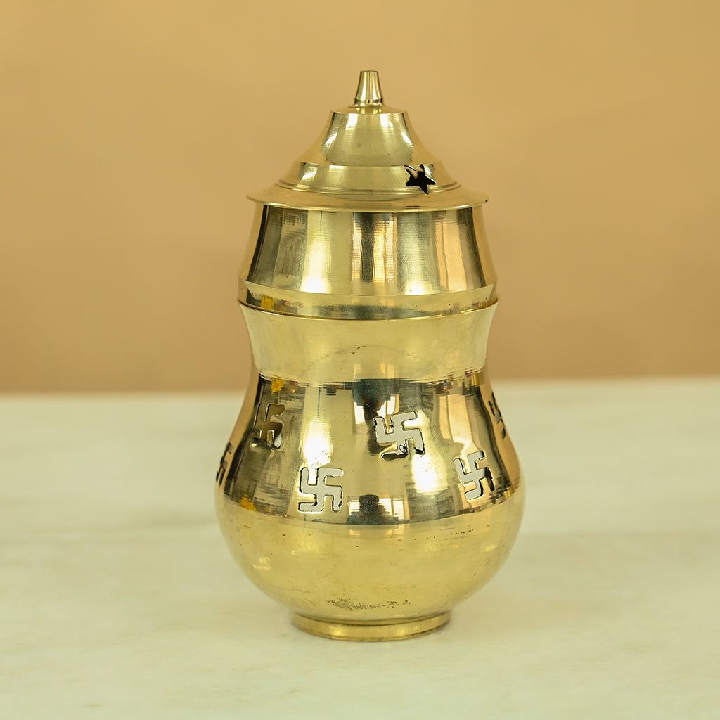 Brass Diffuser Diya for Camphor