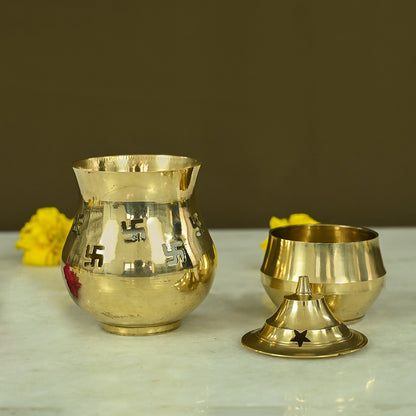 Brass Diffuser Diya for Camphor