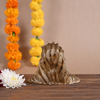 Lord Shiva Brass Statue (3.5")